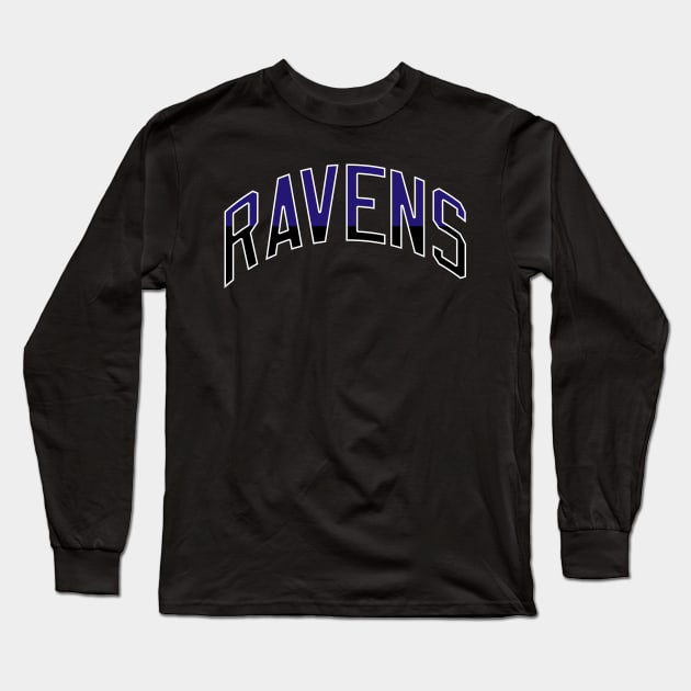 Ravens Long Sleeve T-Shirt by teakatir